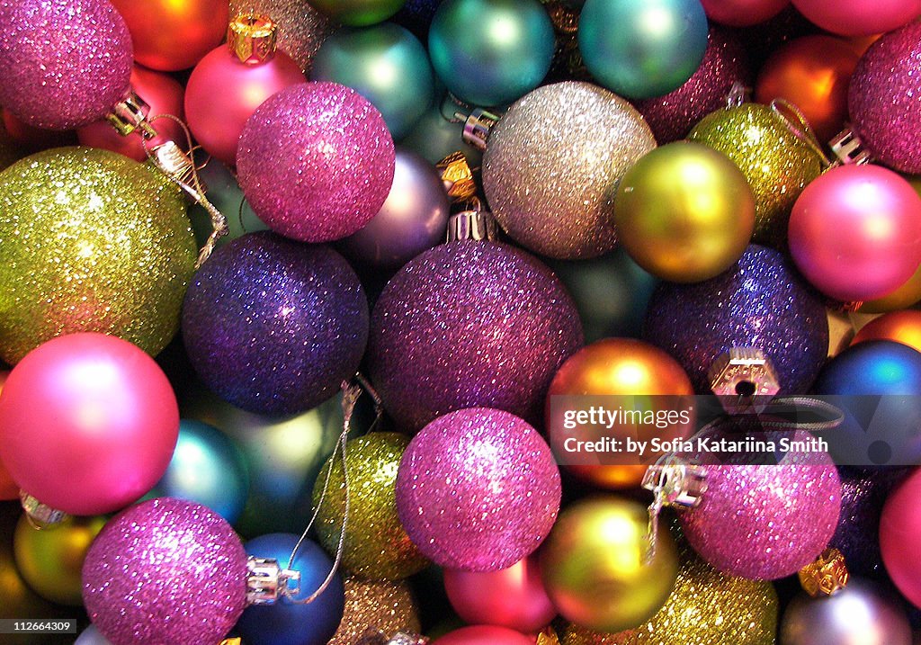 Colorful ornaments