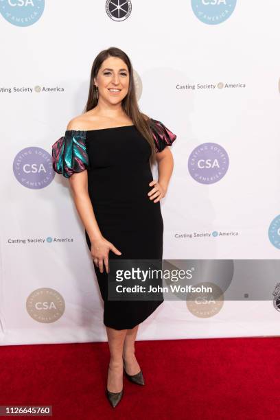 Mayim Bialik attends The Casting Society of America's 34th Annual Artios Awards at The Beverly Hilton Hotel on January 31, 2019 in Beverly Hills,...