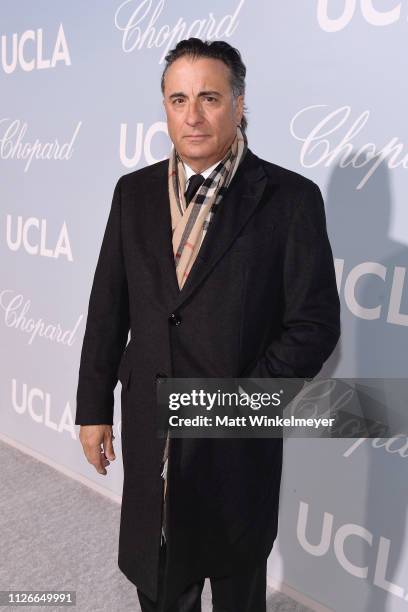 Andy García attends the UCLA IoES honors Barbra Streisand and Gisele Bundchen at the 2019 Hollywood for Science Gala on February 21, 2019 in Beverly...