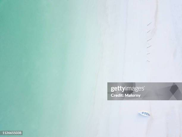 aerial view on turquoise ocean. - mexico beach vacation stock pictures, royalty-free photos & images
