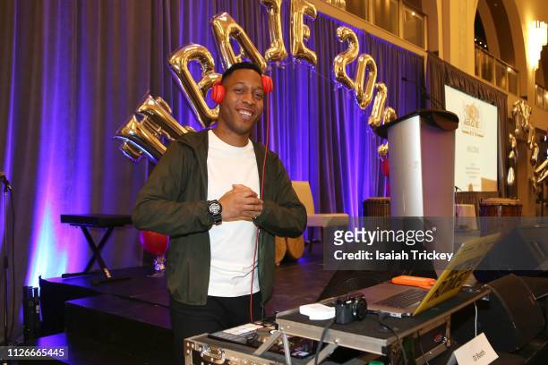 Matthew Romeo performs during the 5th Annual Black Arts and Innovation Expo at Toronto's Arcadian Court on February 21, 2019 in Toronto, Canada.