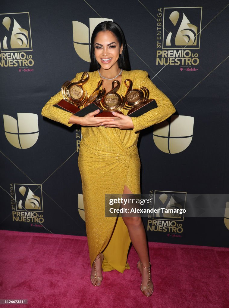 Univision's 31st Edition Of Premio Lo Nuestro A La Musica Latina - Press Room