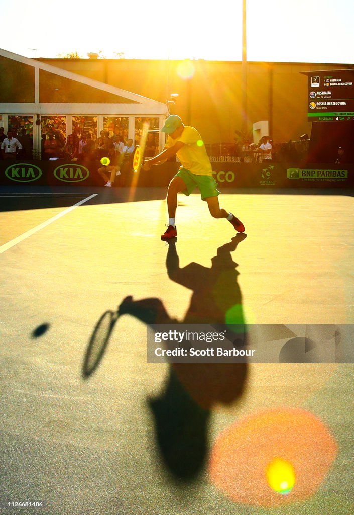 Davis Cup - Australia v Bosnia and Herzegovina