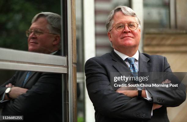 Ambassador Paul Speltz, US Executive Director of the Asian Development Bank, in Central. 14 January 2003