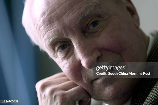Ian Richardson, a British actor of the Royal Shakespeare Company of Hollow Crown. 21 March 2003