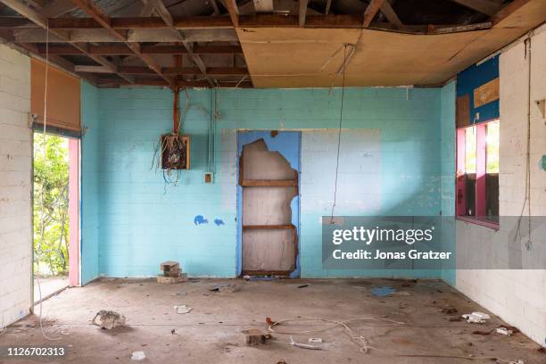 Run-down room where refugees were once housed. The human cost of Australias offshore detention policy has been high for those unfortunate enough to...