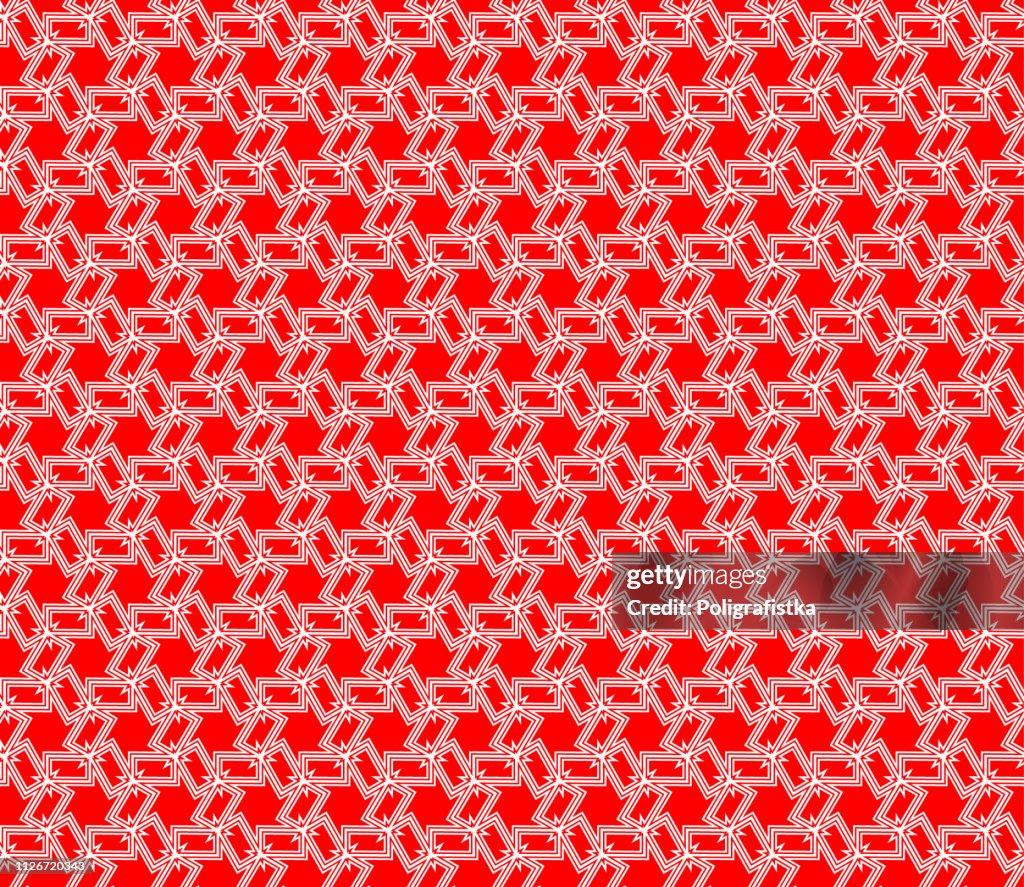 Seamless Abstract Background Pattern Red Wallpaper Vector Illustration ...