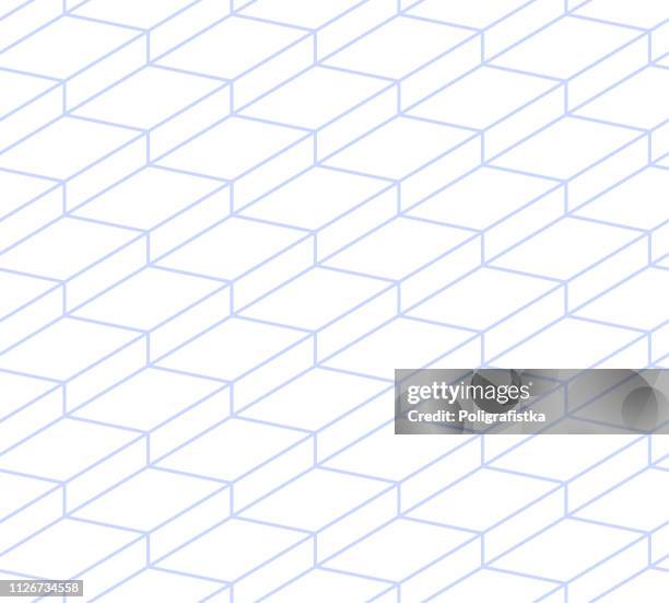 seamless abstract background pattern - blue wallpaper - vector illustration - bricks isolated stock illustrations