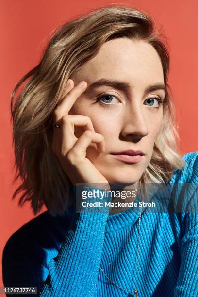 Actress Saoirse Ronan is photographed for Wall Street Journal on November 12, 2018 in New York City. PUBLISHED IMAGE.
