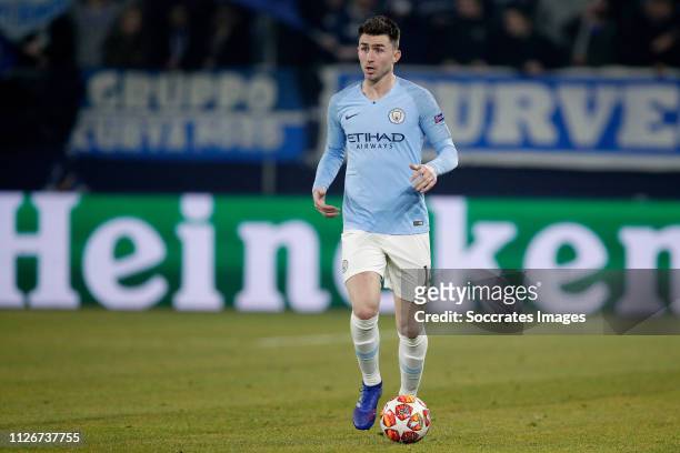 Aymeric Laporte of Manchester City during the UEFA Champions League match between Schalke 04 v Manchester City at the Veltins Arena on February 20,...