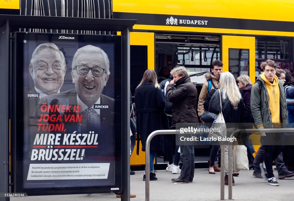 Hungary Launches Media Campaign Targeting EU And Soros 2:110:12:Getty