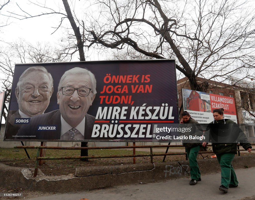 Hungary Launches Media Campaign Targeting EU And Soros 2:110:12:Getty