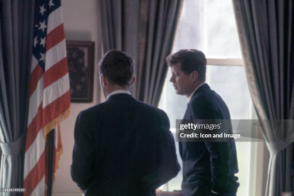JFK & RFK In The Oval Office