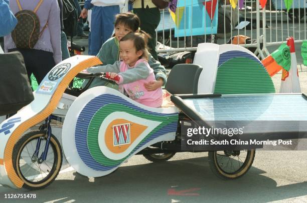 Solar cart race is one of a sustainable future in the exhibition, called The Wonder Journey to Sustainability, held by Friends of the Earth at...