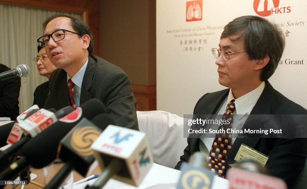 Chan Kin Wing Lo Wing-lok , Legislative Councillor and Dr Chan Kin-sang , convenor ...