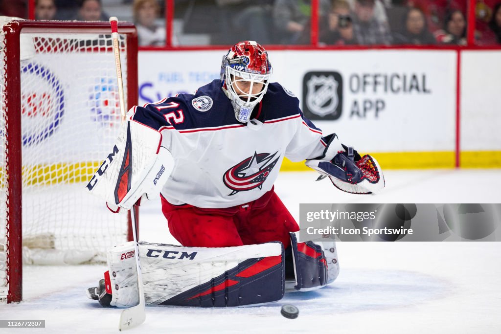 NHL: FEB 22 Blue Jackets at Senators