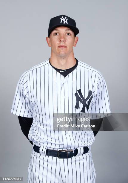 Chad Green of the New York Yankees poses during Photo Day on Thursday, February 21, 2019 at George M. Steinbrenner Field in Tampa, Florida.