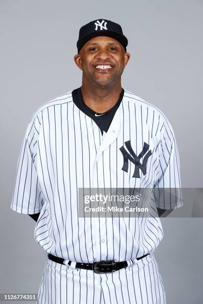 Sabathia of the New York Yankees poses during Photo Day on Thursday, February 21, 2019 at George M. Steinbrenner Field in Tampa, Florida.