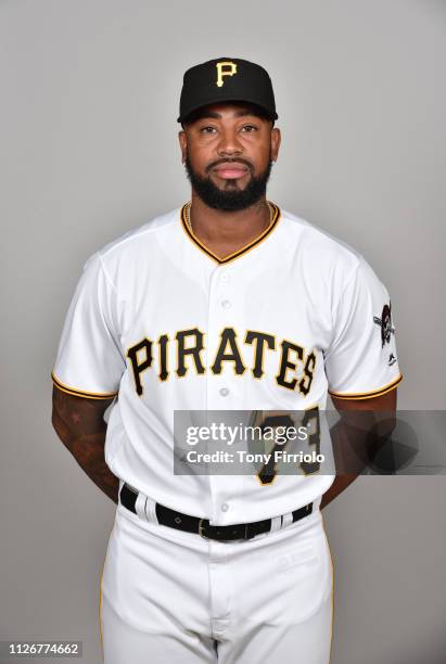 Felipe Vazquez of the Pittsburgh Pirates poses during Photo Day on Wednesday, February 20, 2019 at LECOM Park in Bradenton, Florida.