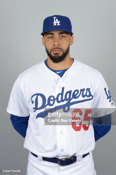 Jesen Therrien of the Los Angeles Dodgers poses during Photo Day on Thursday, February 20, 2019 at Camelback Ranch in Glendale, Arizona.