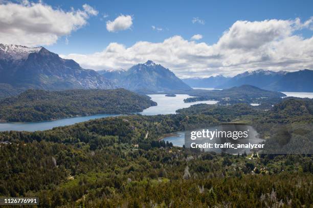 cerro campanario, san carlos de bariloche, argentina - nahuel huapí bildbanksfoton och bilder