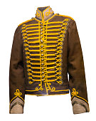 hussar uniform isolated on white background