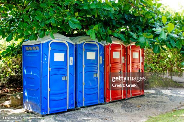 chemical toilet - outhouse stock pictures, royalty-free photos & images