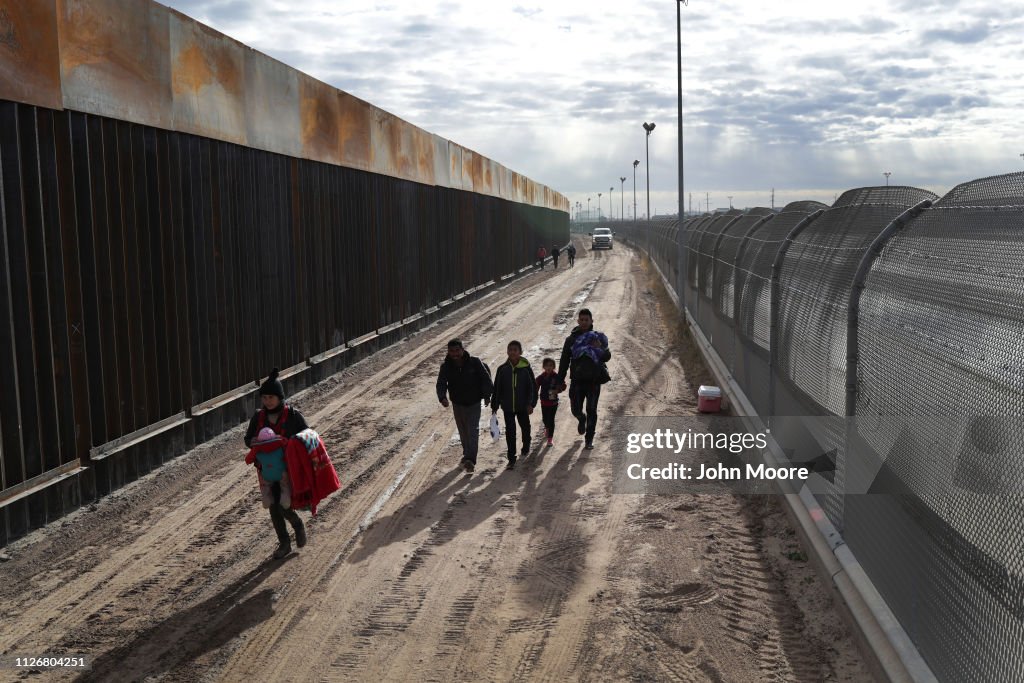 U.S. Customs And Border Patrol Agents Patrol Border In El Paso, TX