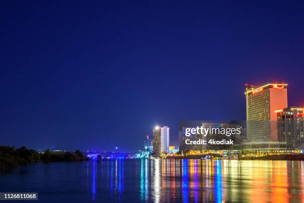 laughlin  nevada  usa looking from colorado river - laughlin nevada stock pictures, royalty-free photos & images