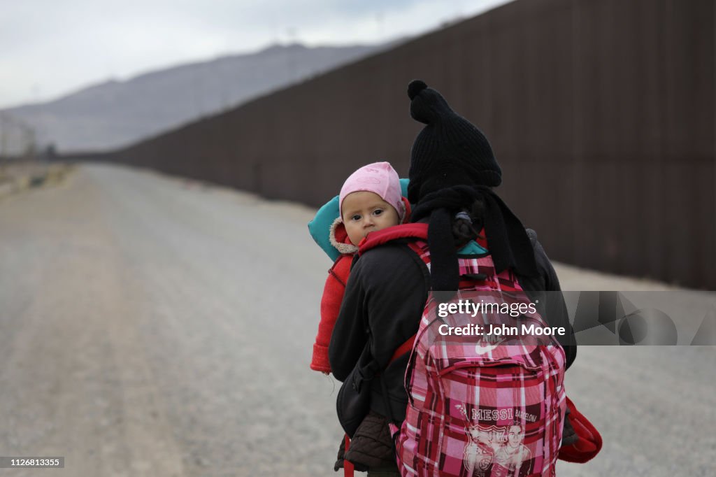 U.S. Customs And Border Patrol Agents Patrol Border In El Paso, TX