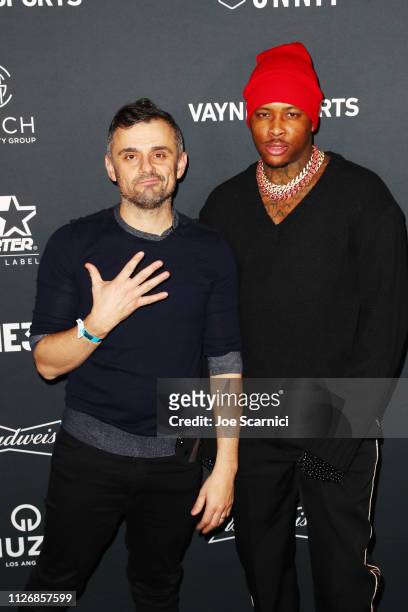 Gary Vaynerchuk and YG attend VaynerSports x ONE37pm Emerging Kings Party on February 01, 2019 in Atlanta, Georgia.