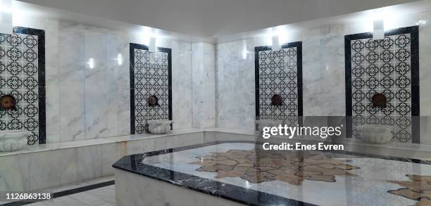 turkish bath in spa wellness center - turkish bath stock pictures, royalty-free photos & images