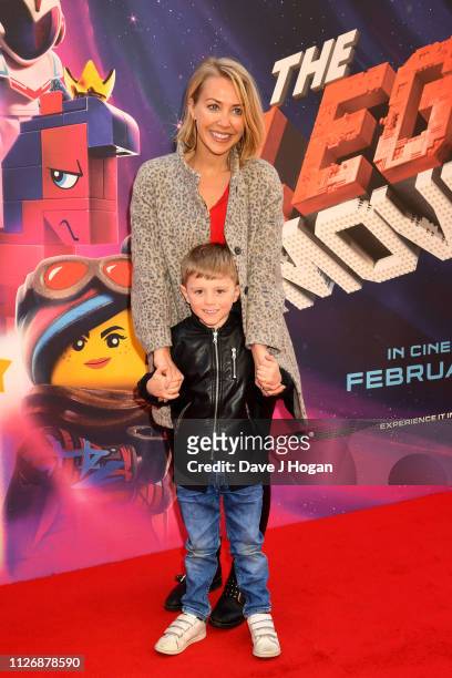 Laura Hamilton attends the multimedia screening of "The Lego Movie 2: The Second Part" at Cineworld Leicester Square on February 02, 2019 in London,...