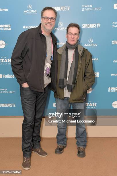 Directors Eduardo Sanchez and Daniel Myrick attend the 20th anniversary special screening of the "The Blair Witch Project" during the 2019 Sundance...