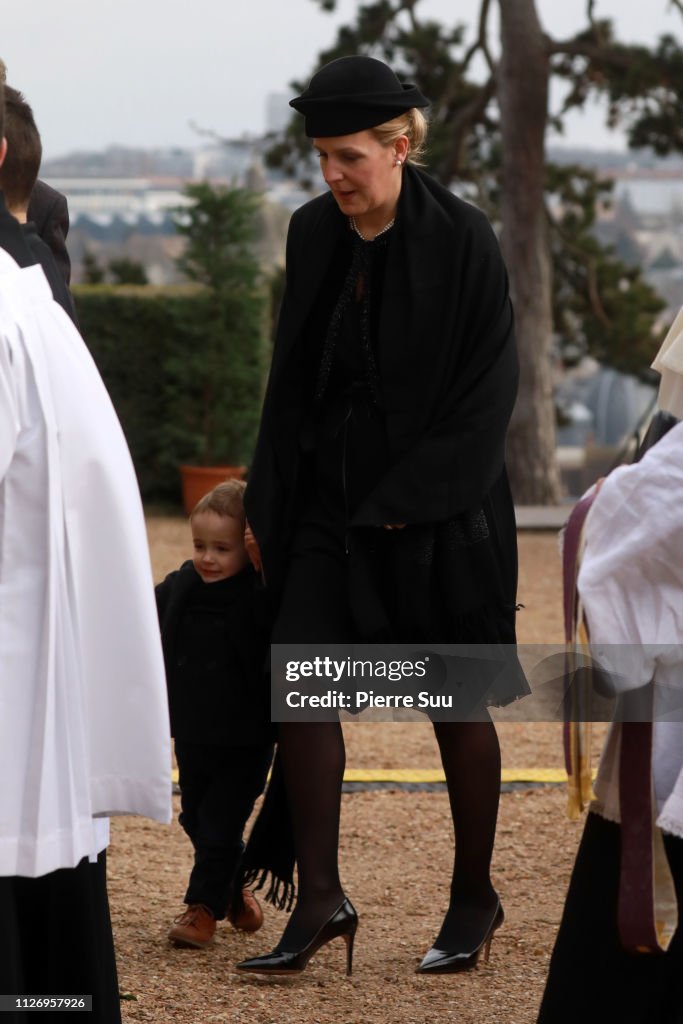 Funeral Of Prince Henri Of Orleans, Count Of Paris At Chapelle Royale In Dreux