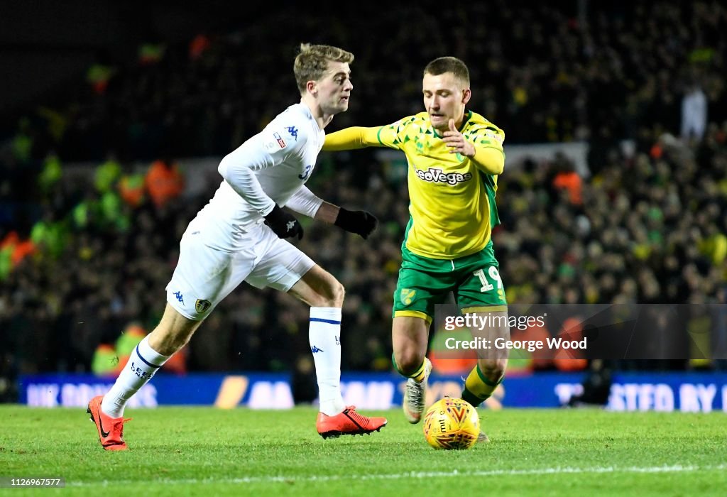 Leeds United v Norwich City - Sky Bet Championship