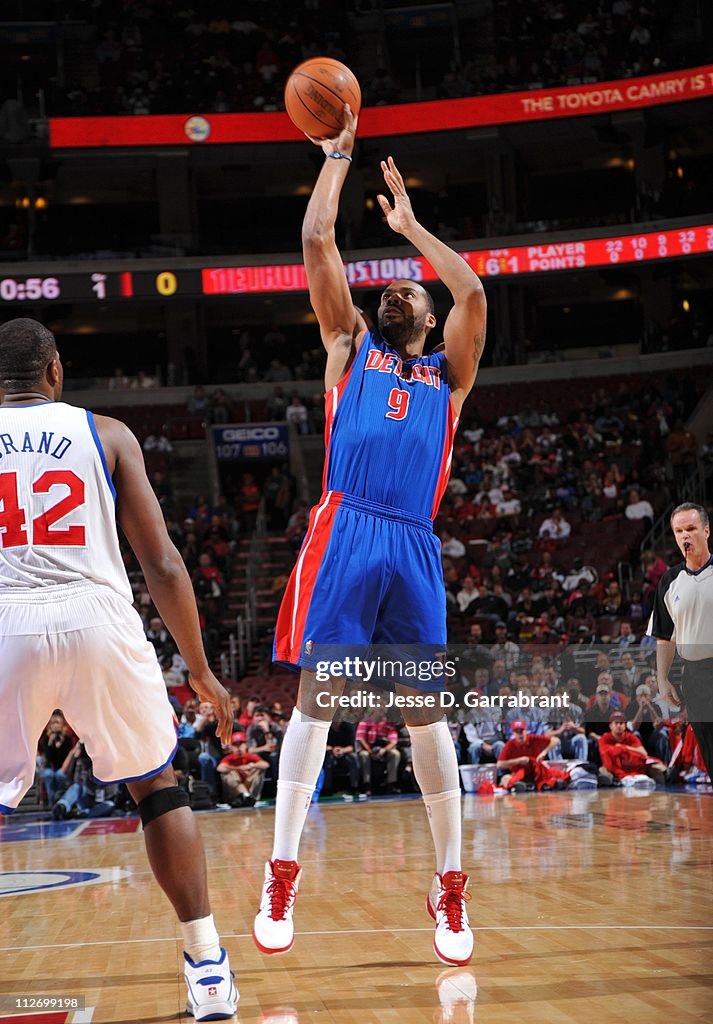 Detroit Pistons v Philadelphia 76ers