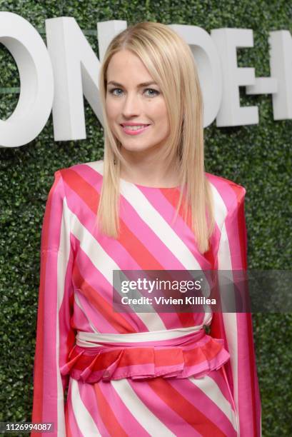 Amanda Hearst attends MAISON-DE-MODE.COM Sustainable Style Gala at Sunset Tower on February 23, 2019 in Los Angeles, California.