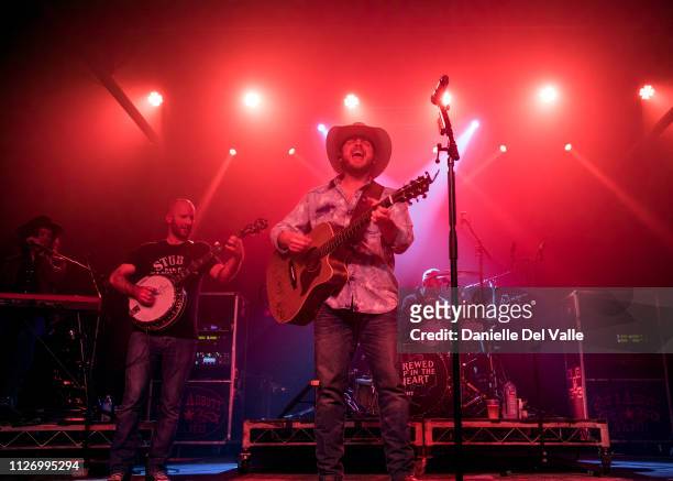 Josh Abbott of The Josh Abbott Band performs onstage at Marathon Music Works on February 23, 2019 in Nashville, Tennessee.