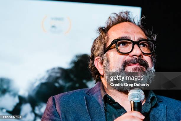 Roma" Production Designer, Eugenio Caballero, ADG discusses his work at the 13th Annual Art Of Production Design Oscar Panel Presented By The Art...