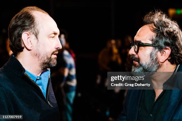 First Man" Production Designer, Nathan Crowley, ADG and "Roma" Production Designer, Eugenio Caballero, ADG attend the 13th Annual Art Of Production...