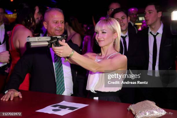 Aljona Savchenko attends Ball des Sports 2019 Gala at RheinMain CongressCenter on February 02, 2019 in Wiesbaden, Germany.