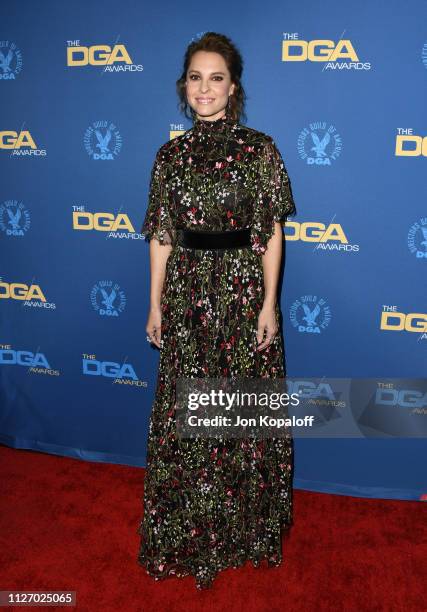 Marina de Tavira attends the 71st Annual Directors Guild Of America Awards at The Ray Dolby Ballroom at Hollywood & Highland Center on February 02,...