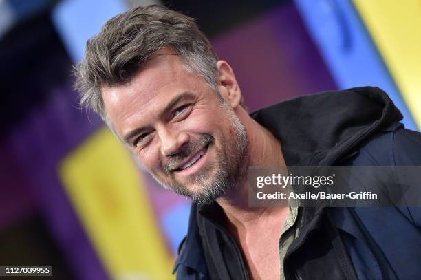 Josh Duhamel attends the premiere of Warner Bros. Pictures' 'The Lego Movie 2: The Second Part' at Regency Village Theatre on February 02, 2019 in...