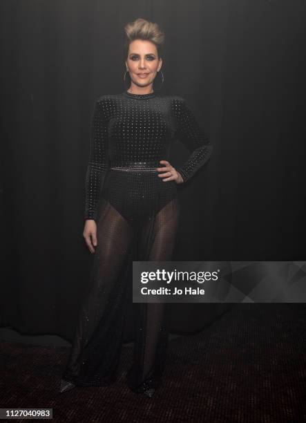 Clare Richards poses backstage at G-A-Y on February 02, 2019 in London, England.