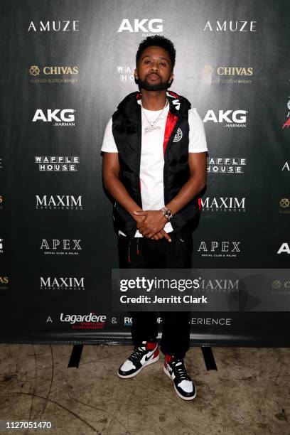 Producer Zaytoven attends The Maxim Big Game Experience at The Fairmont on February 02, 2019 in Atlanta, Georgia.