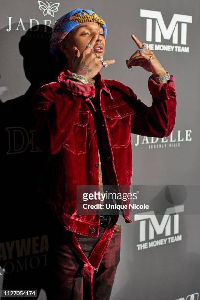 Swae Lee attends Floyd Mayweather's 42nd Birthday Party at The Reserve on February 23, 2019 in Los Angeles, California.