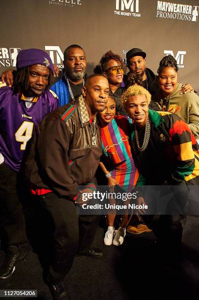 Floyd Mayweather 's family attends Floyd Mayweather's 42nd Birthday Party at The Reserve on February 23, 2019 in Los Angeles, California.