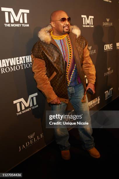 Of TMT, Lenoard Ellerbe attends Floyd Mayweather's 42nd Birthday Party at The Reserve on February 23, 2019 in Los Angeles, California.