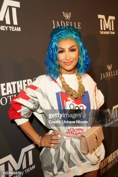 Angel Brinks attends Floyd Mayweather's 42nd Birthday Party at The Reserve on February 23, 2019 in Los Angeles, California.